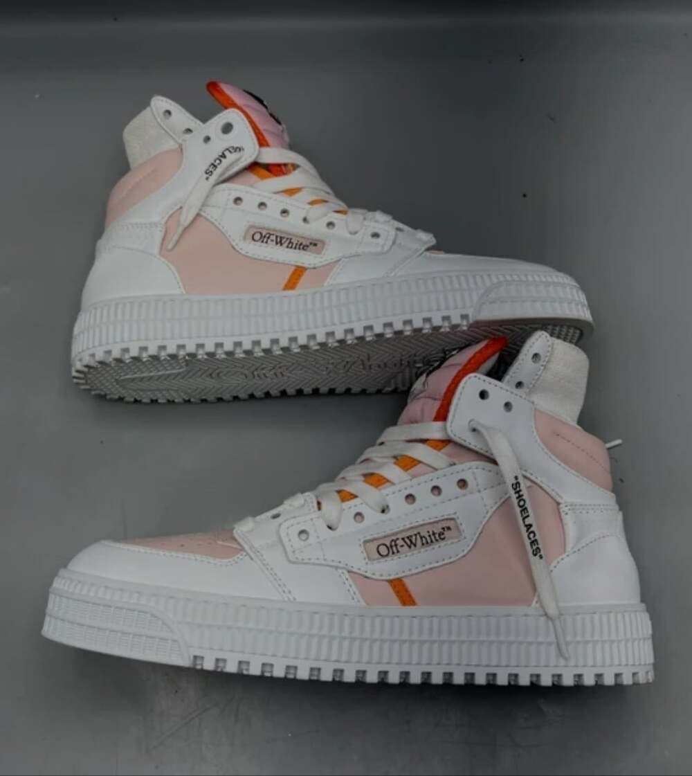 Off-White Women’s Off-Court 3.0 High Top ‘White’ US 9 EU 39 New Excellent